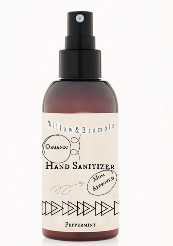 Hand Sanitizer M'Organics Peppermint Hand Sanitizer - Willowandbramble